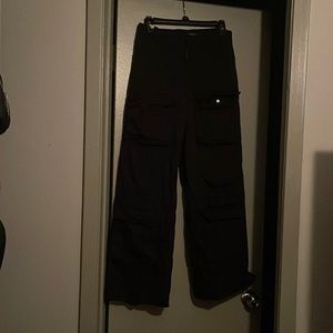 Black cargo pants